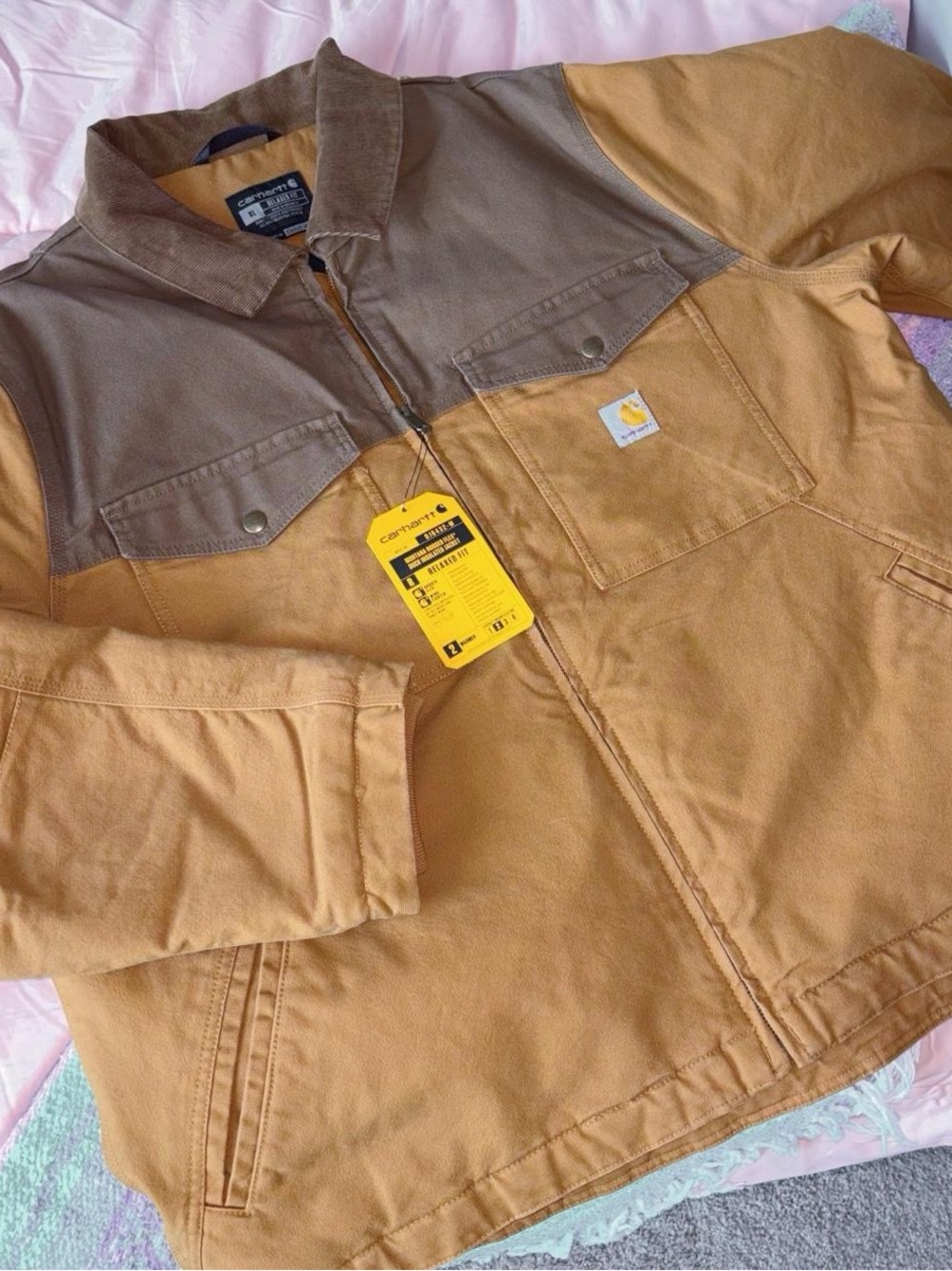 NWT Carhartt Montana Rugged Flex Duck Jacket XL Brown Relaxed Fit Workwear